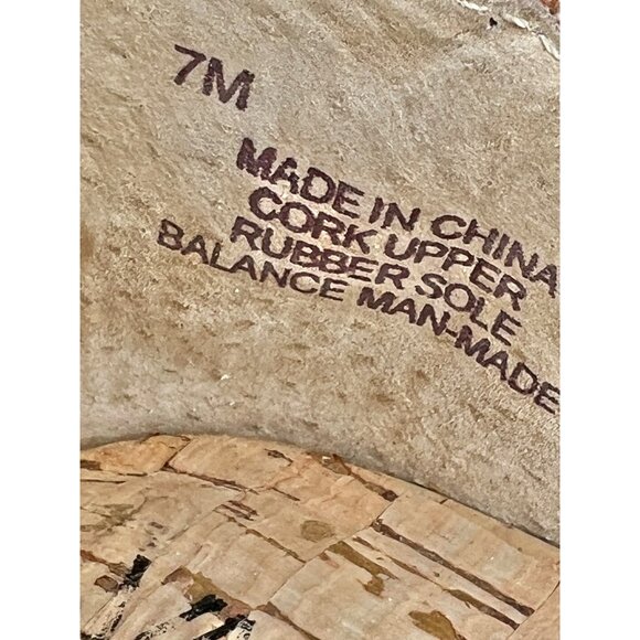 Vaneli Women’s Size 7M Multi-Color Cork Wedge Sandals With Buckle Strap - Picture 9 of 13